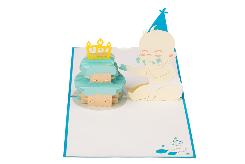 Baby Pop Up Birthday Card