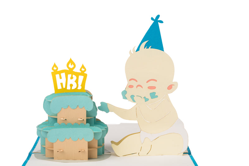 Baby Pop Up Birthday Card