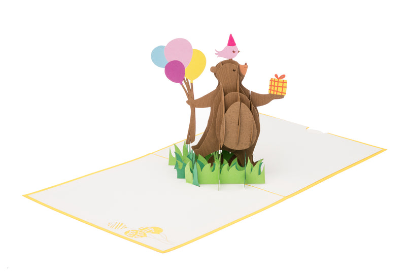 Bear Pop Up Birthday Card