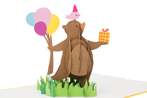 Bear Pop Up Birthday Card