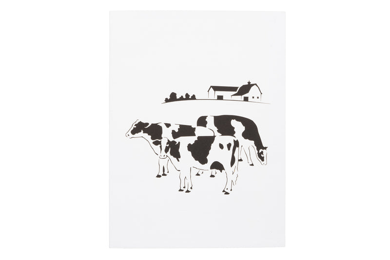 Dairy Cows Pop Up Card