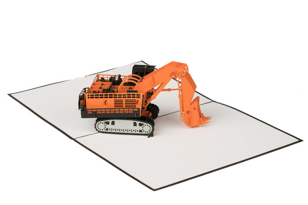 Digger Pop Up Card