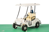 Golf Buggy Pop Up Card