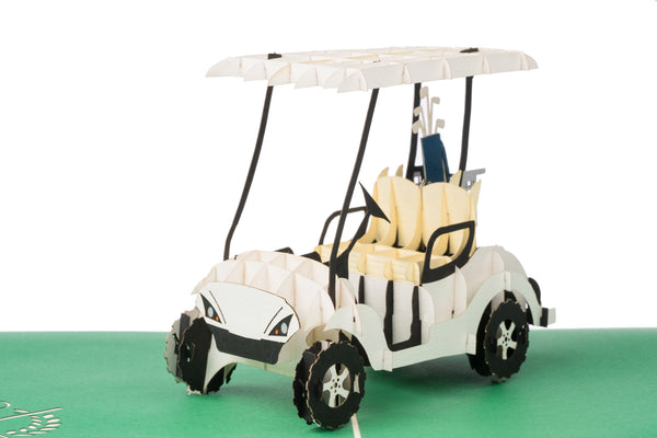 Golf Buggy Pop Up Card