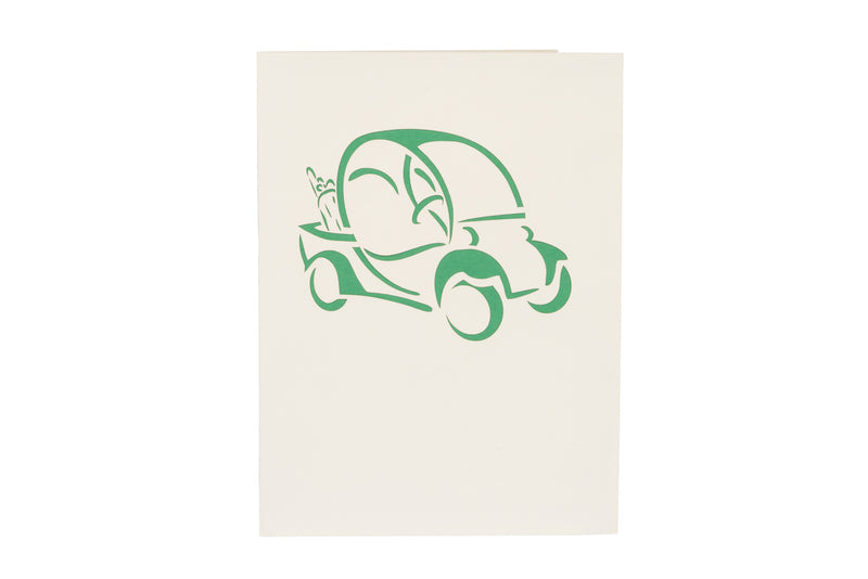 Golf Buggy Pop Up Card