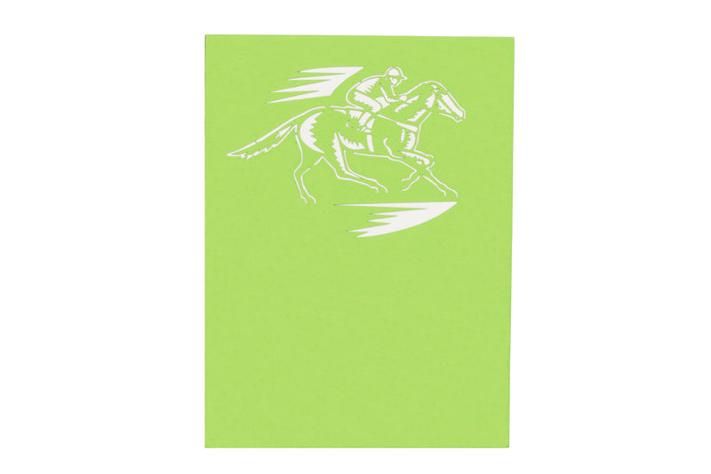 Horse Racing Pop Up Card