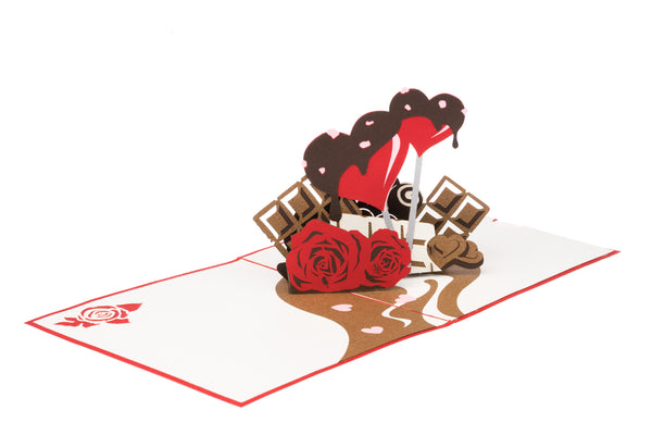 Love Chocolate Pop Up Card