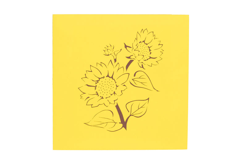 Sun Flower Pop Up Card