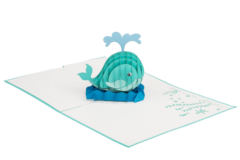 Whale Pop Up Card