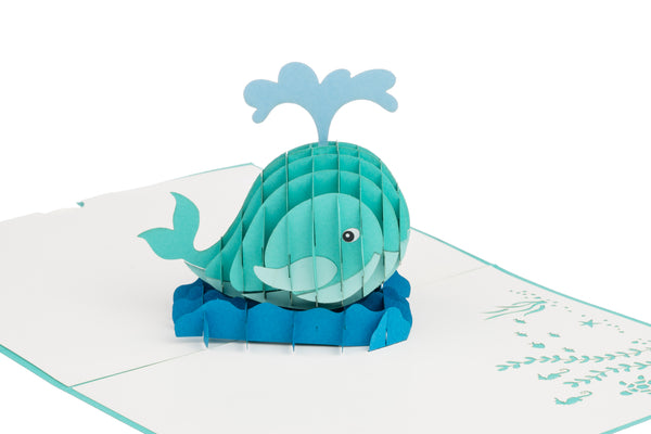 Whale Pop Up Card