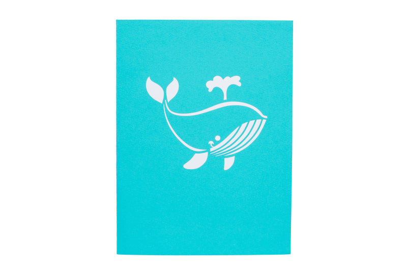 Whale Pop Up Card