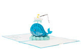 Whale and Fisherman Pop Up Card