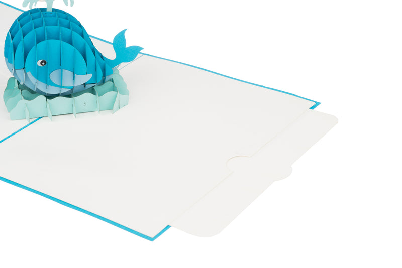 Whale and Fisherman Pop Up Card