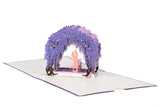 Wisteria Gate Pop Up Card