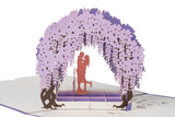 Wisteria Gate Pop Up Card