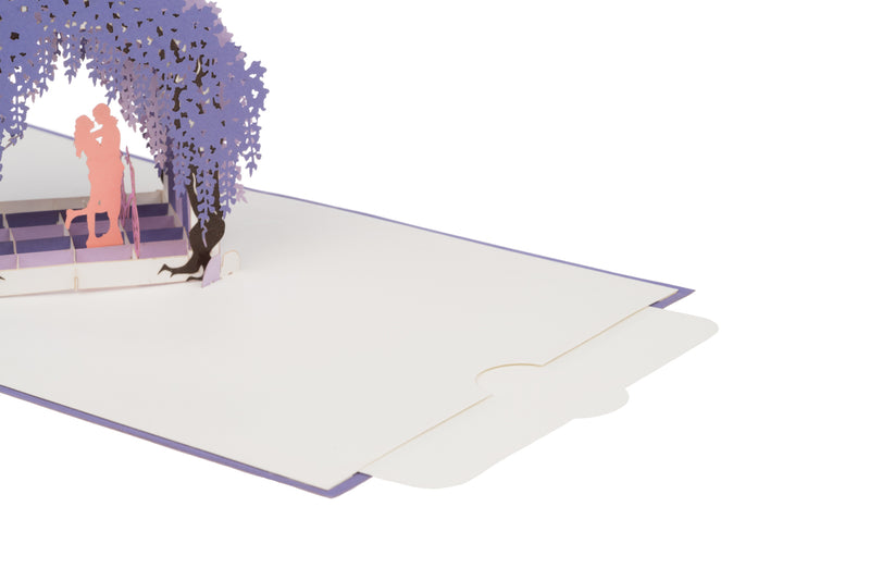 Wisteria Gate Pop Up Card