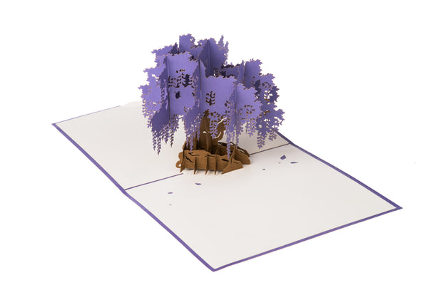 Wisteria Tree Pop Up Card